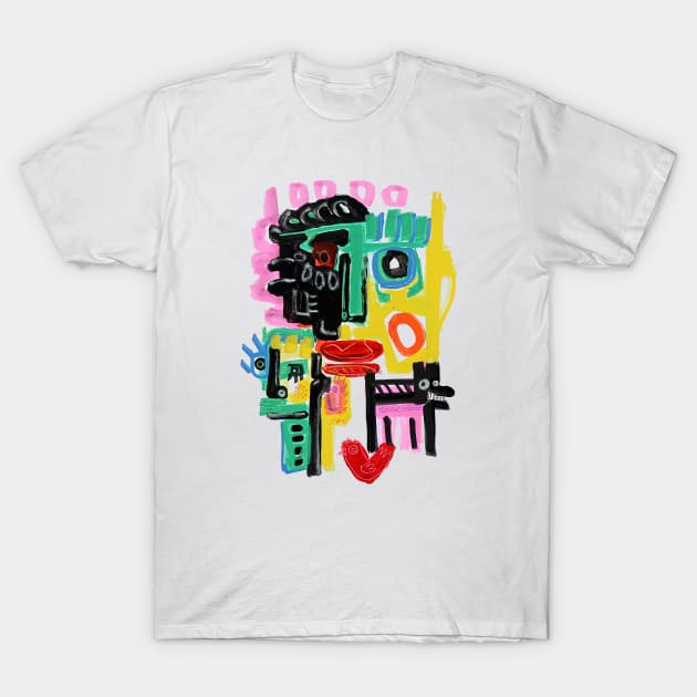 face T-Shirt by Angel Rivas